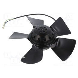 1 pcs x EBM-PAPST - Fan: AC, axial, 230/400VAC, Ø353x104mm, 2900m3/h, 69dBA, 1420rpm