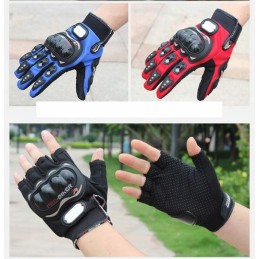 Motor quad pro biker gloves, short, fingerless