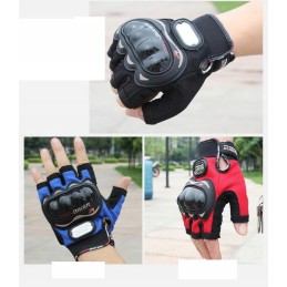 Motor quad pro biker gloves, short, fingerless