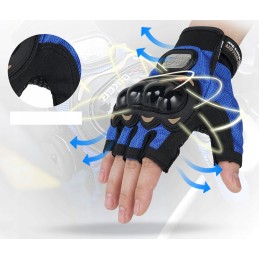 Motor quad pro biker gloves, short, fingerless
