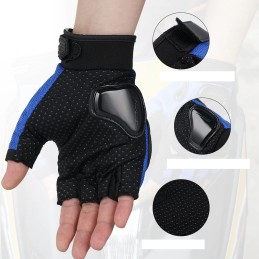 Motor quad pro biker gloves, short, fingerless