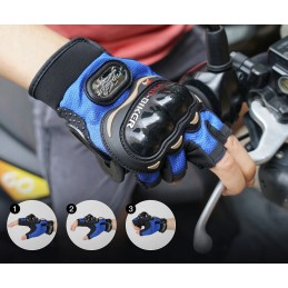 Motor quad pro biker gloves, short, fingerless