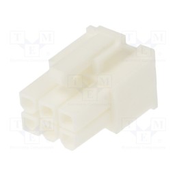 20 pcs x Amphenol Communications Solutions - 10127815-06LF - Plug, wire-wire/PCB, female, Minitek® Pwr 4.2, 4.2mm, PIN: 6, FCI