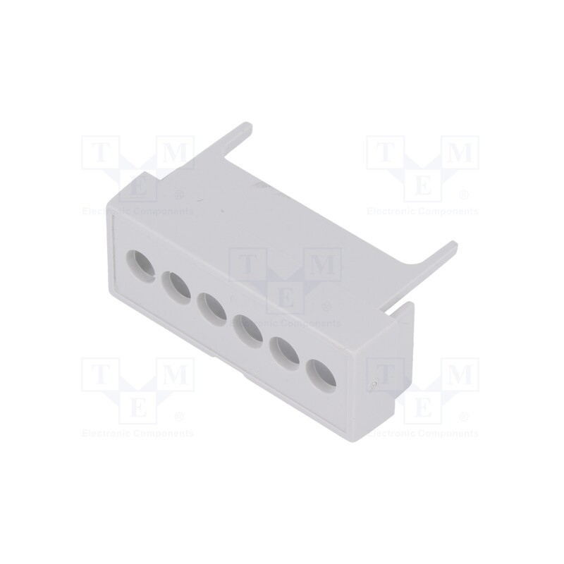 5 pcs x ITALTRONIC - P05020201T.BL - Terminals cover, grey, Holes no: 6, 5.08mm