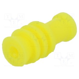 20 pcs x TE Connectivity - 967067-2 - Accessories: gasket for wire, MCON 1.2,MQS, yellow, Øhole: 3.6mm