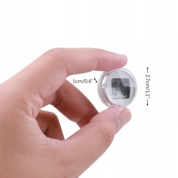 Mini sticker motorcycle thermometer watch