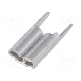 20 pcs x VOGT - 3826F05.68 - Terminal: flat, 4.8mm, 0.5mm, female, THT, brass, tinned, Pitch: 5mm