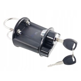 Long haul canister holder with key