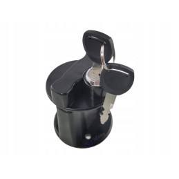 Long haul canister holder with key