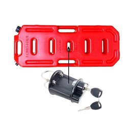 Long haul canister holder with key