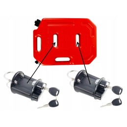 Long haul canister holder with key