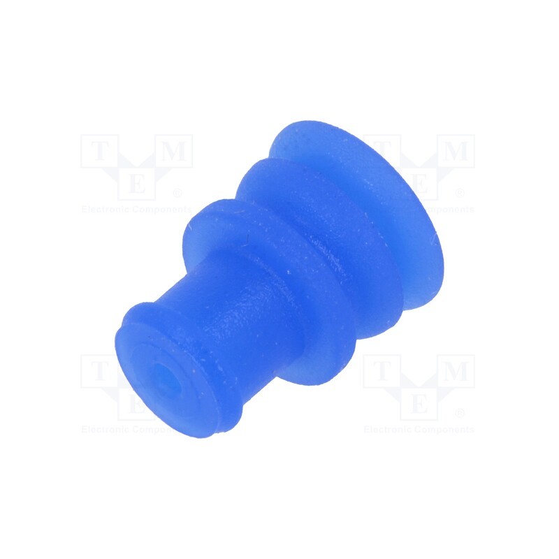 20 pcs x TE Connectivity - 828904-1 - Accessories: gasket for wire, JPT,MCP 2.8, blue, Øout: 5.6mm