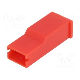 20 pcs x TE Connectivity - 154719-2 - Terminals cover, female, snap fastener, ways: 1, red
