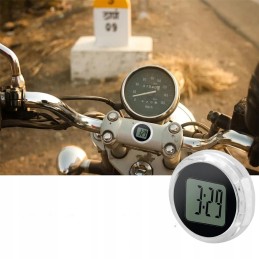 Mini motorcycle watch attached to quad motor