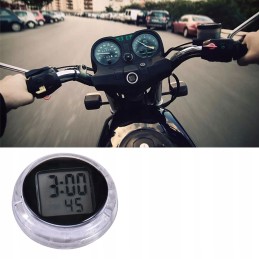 Mini motorcycle watch attached to quad motor