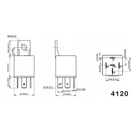 Relay fuse LED lamp 12v 30a halogen