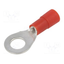 20 pcs x ERKO - KOE_5-1/100 - Tip: ring, M5, Ø: 5.3mm, 0.5÷1mm2, crimped, for cable, insulated