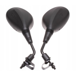 Quad atv cross enduro articulated mirrors with band