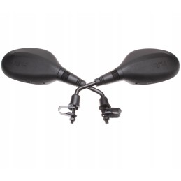 Quad atv cross enduro articulated mirrors with band