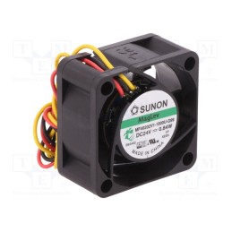 1 pcs x SUNON - MF40202V1-1000U-G99 - Fan: DC, axial, 24VDC, 40x40x20mm, 15.04m3/h, 25.5dBA, Vapo, 7000rpm
