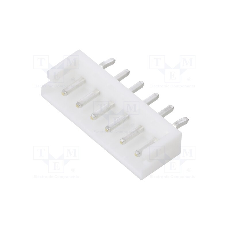 20 pcs x JST - B6B-EH-A - Socket, wire-board, male, EH, 2.5mm, PIN: 6, THT, 250V, 3A, -25÷85°C