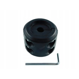 Rubber hook stopper on the winch line