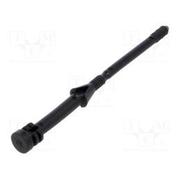 4 pcs x FIX&FASTEN - BUB-72H - Fastener for fans and protections, Ømount.hole: 4mm, black