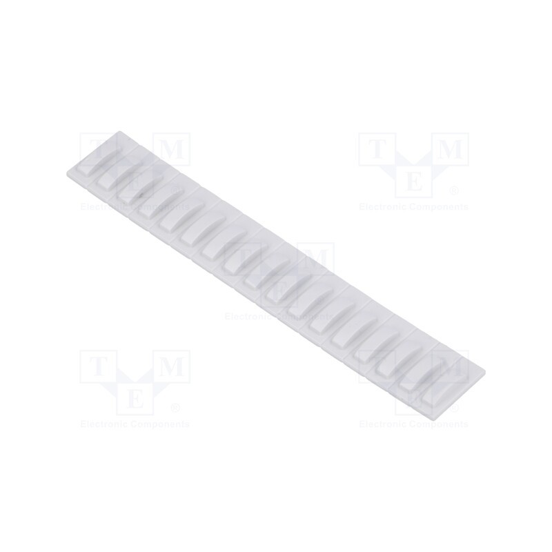 1 pcs x ITALTRONIC - P10000002T - Stopper, 37.5 Railbox Compact Vertical, grey