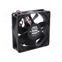 1 pcs x PANASONIC - ASFP84392 - Fan: DC, axial, 24VDC, 80x80x25mm, 44.4m3/h, 19dBA, ball bearing