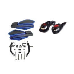 Handbars, hand guards, powermadd mirrors kit