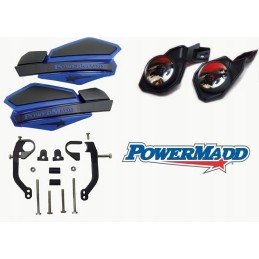 Handbars, hand guards, powermadd mirrors kit