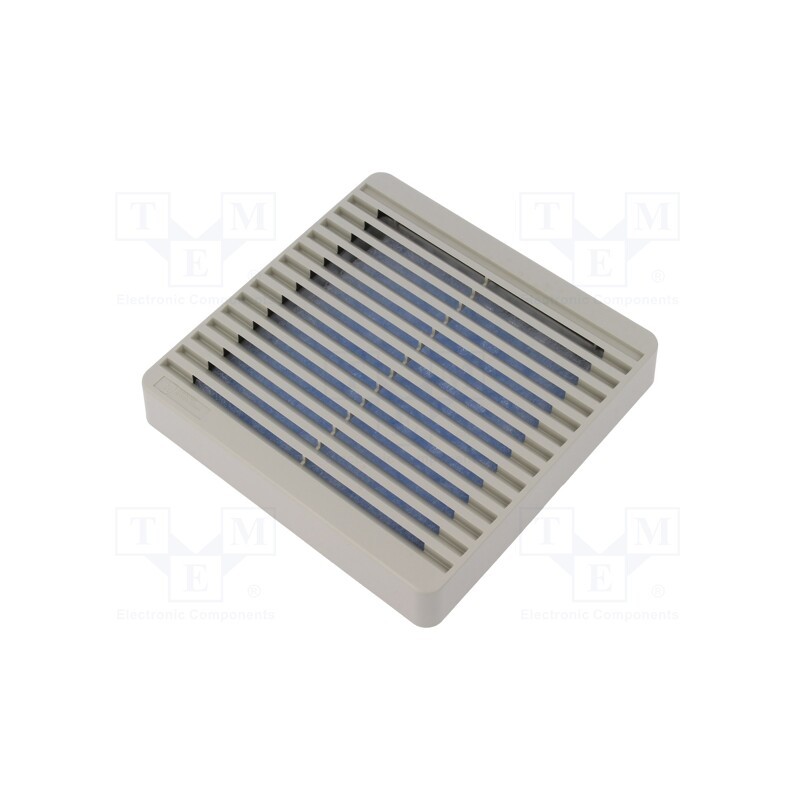 1 pcs x HAMMOND - XPFA120CG - Guard, plastic, 120x120mm, screw, with filter, beige