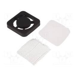1 pcs x DREMEC - 8GE11CP040 - Guard, 40x40mm, screw, Holes pitch: 32mm, Cover material: plastic