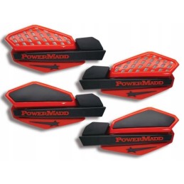 Handbars, hand guards, powermadd mirrors kit