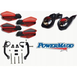 Handbars, hand guards, powermadd mirrors kit