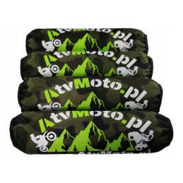 Universal shock absorber covers for atvmoto moro crossing quads