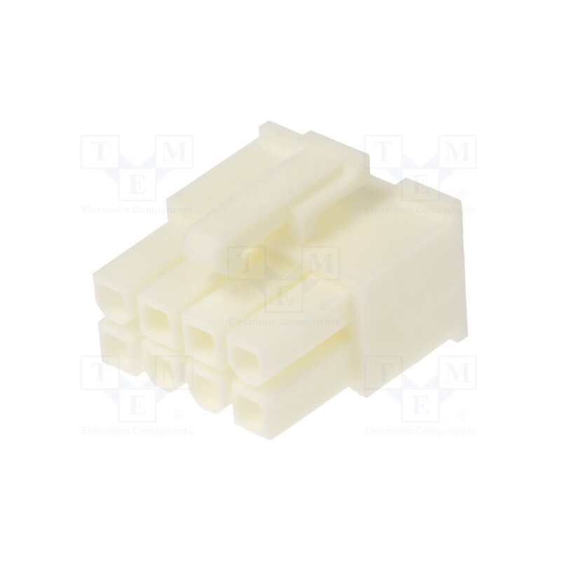 15 pcs x Amphenol Communications Solutions - 10127815-08LF - Plug, wire-wire/PCB, female, Minitek® Pwr 4.2, 4.2mm, PIN: 8, FCI
