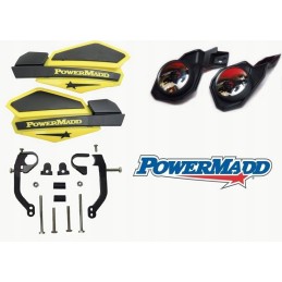 Handbars, hand guards, powermadd mirrors kit