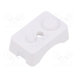 1 set x KRADEX - ZM ZPMB ABS - Clip, ABS, white, 10pcs.