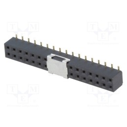 14 pcs x HSM - C6802-34BDGHYPR - Socket, pin strips, female, PIN: 34, vertical, 2mm, SMT, 2x17