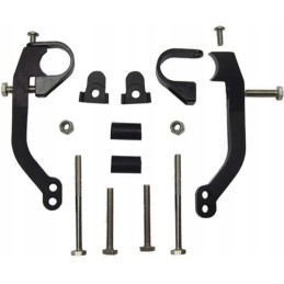 Handbars, hand guards, powermadd mirrors kit