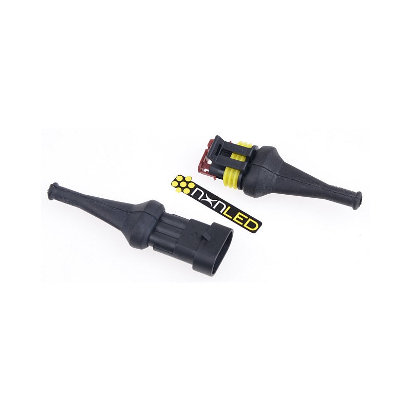 3-pin cube connector for LED halogen lamp