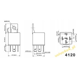 Relay socket LED lamp 24v 40a halogen