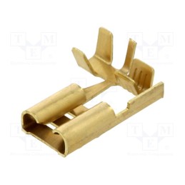 10 pcs x BM GROUP - BM 02195 - Terminal: flat, 6.3mm, 0.8mm, female, 0.5÷1mm2, crimped, for cable