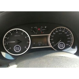 Mini motorcycle thermometer attached to quad bike