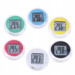 Mini motorcycle thermometer attached to quad bike