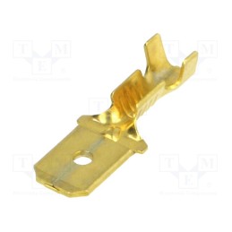 10 pcs x BM GROUP - BM 01180 - Terminal: flat, 6.3mm, 0.8mm, male, 0.5÷1mm2, crimped, for cable