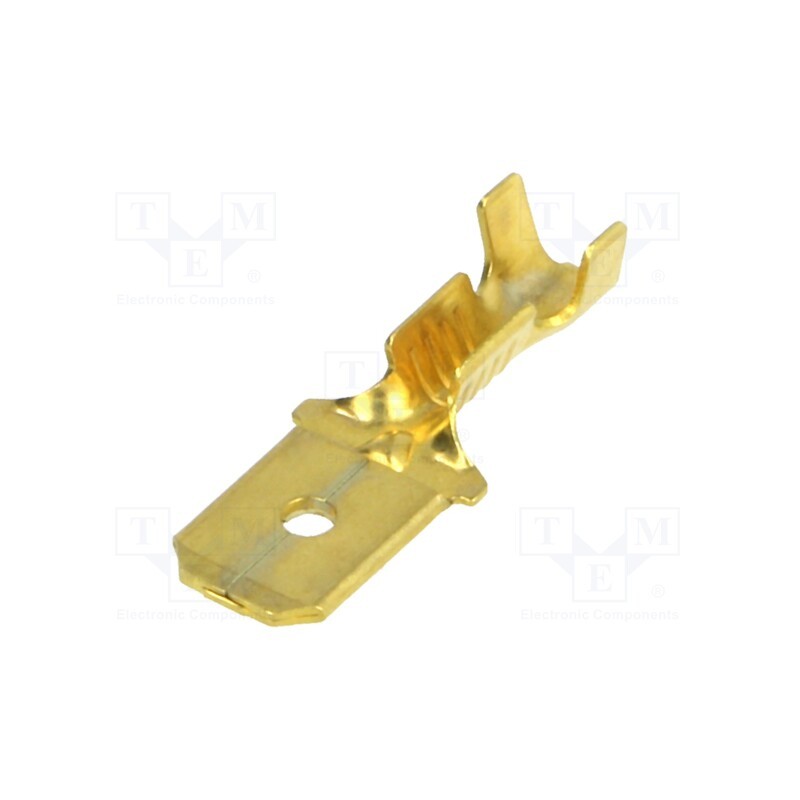 10 pcs x BM GROUP - BM 01180 - Terminal: flat, 6.3mm, 0.8mm, male, 0.5÷1mm2, crimped, for cable