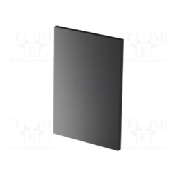1 pcs x ITALTRONIC - 6.272 - Front panel, Panel colour: black, UL94V-0