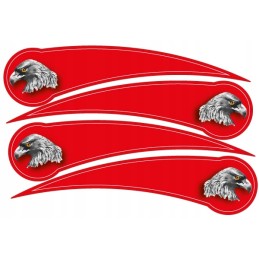 Eagle head sticker 4 pcs ceneus